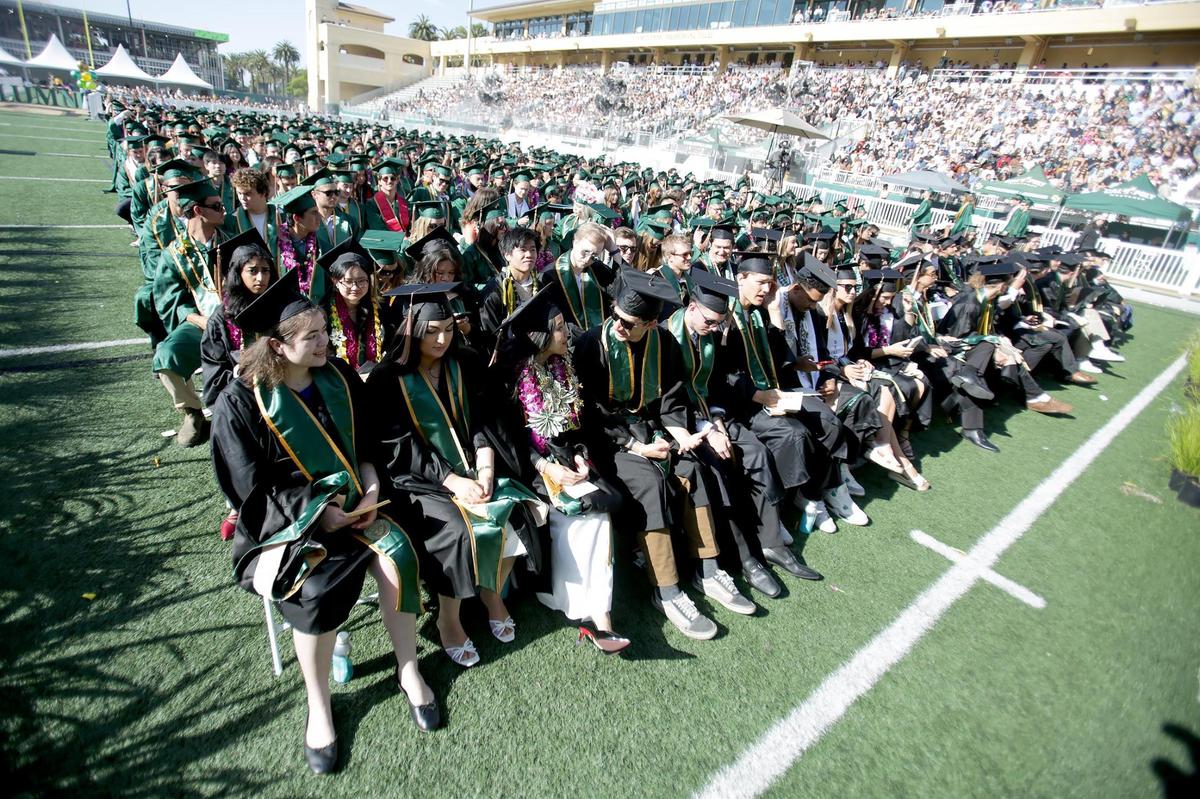 Cal Poly in San Luis Obispo celebrated the Class of 2025 with commencement ceremonies the weekend of June 14, 2025. The university’s six colleges had a total of 6,821 graduates