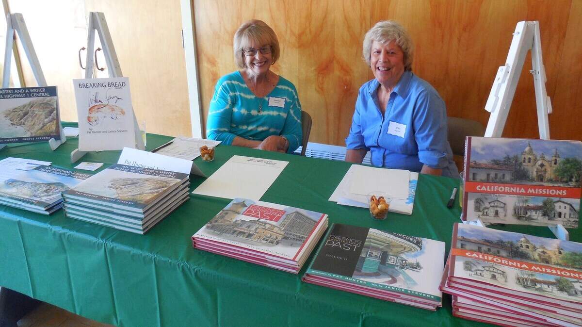 Janice Stevens and Pat Hunter have participated in previous Authors' Faires, and will be Keynote Speakers this year at the Cambria Historical Museum.