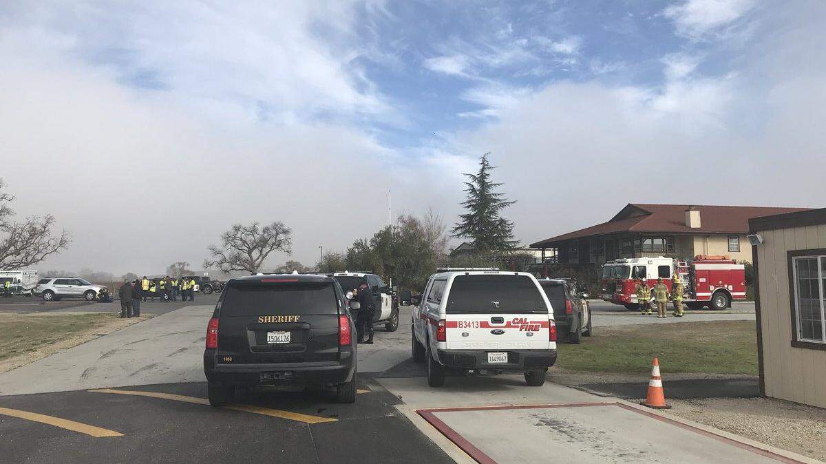 Authorities are investigating a package sent to a Templeton winery that began leaking an unknown liquid on Thursday, December 20, 2018.