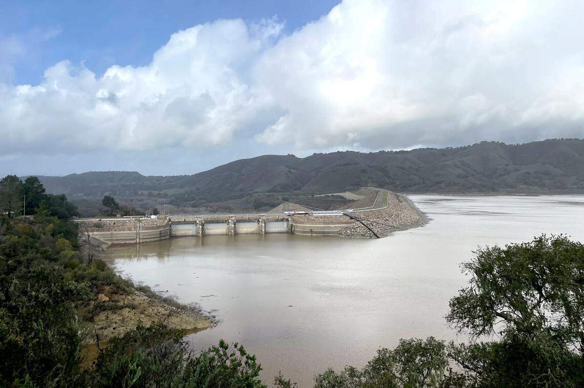 Lake Cachuma was at 99.7% capacity as of Wednesday, Feb. 8, 2023.