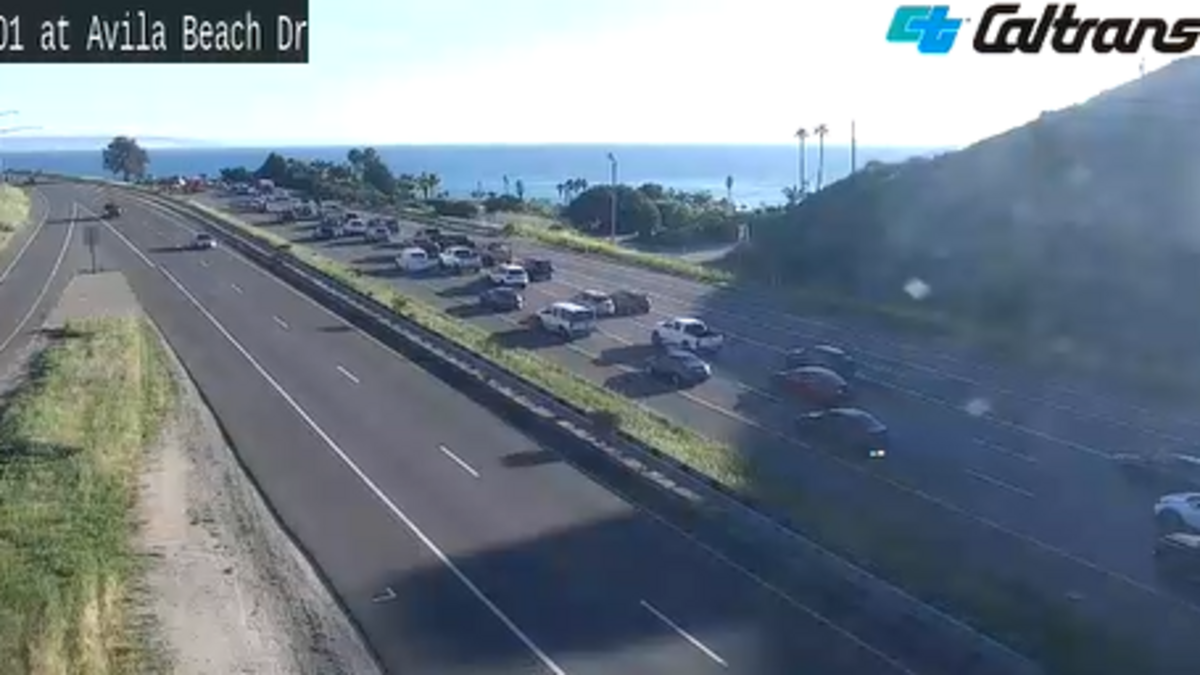 A three-car crash caused traffic on Highway 101 to stall on March 2, 2026.