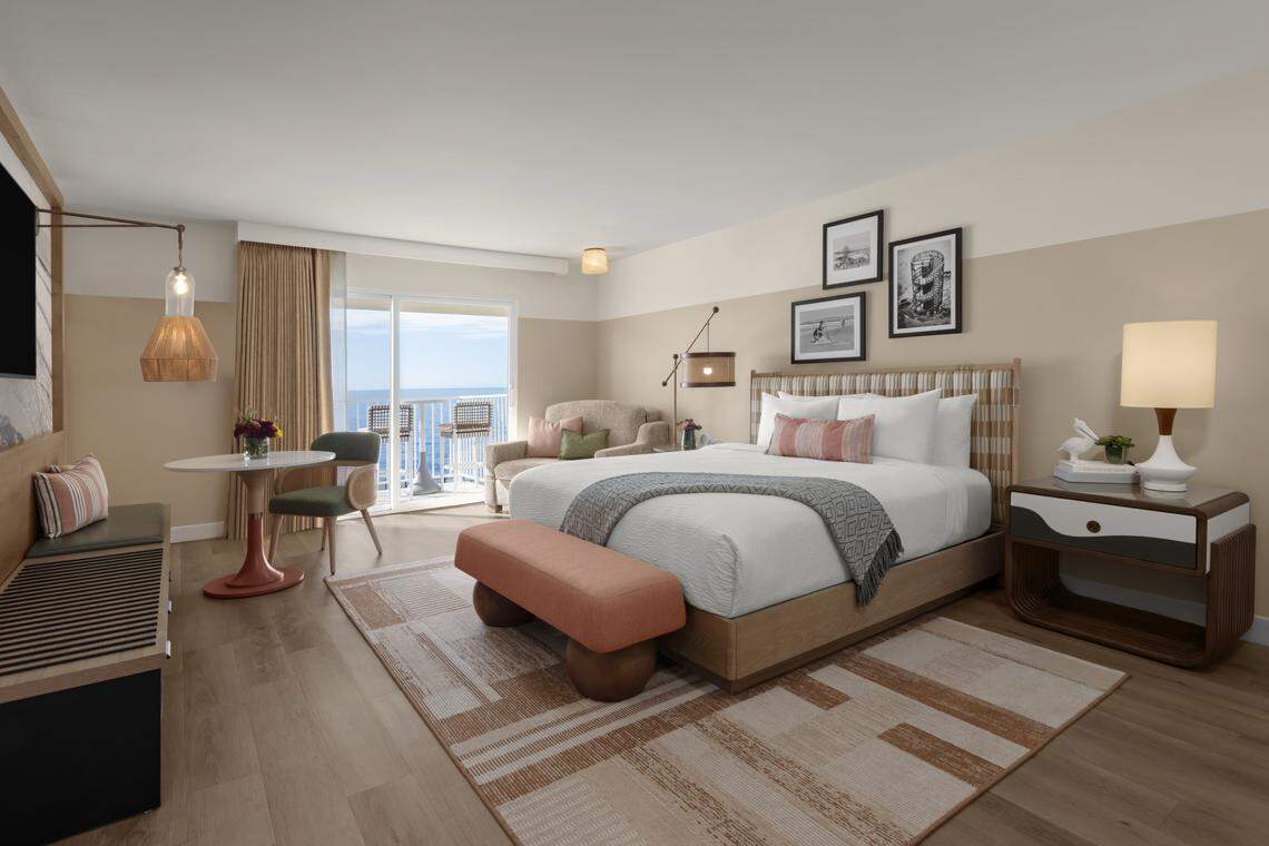 Spread across 12 acres, the Pacific Point Resort in Pismo Beach contains 170 accommodations, two pools and a sweeping sun deck. The property is set to open July 2026.