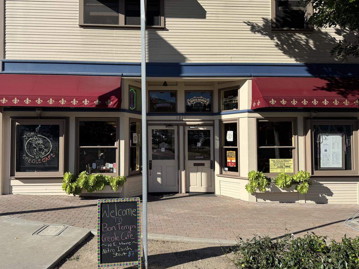 Bon Temps Creole Cafe at 1819 Osos St. in San Luis Obispo on March 14, 2026.