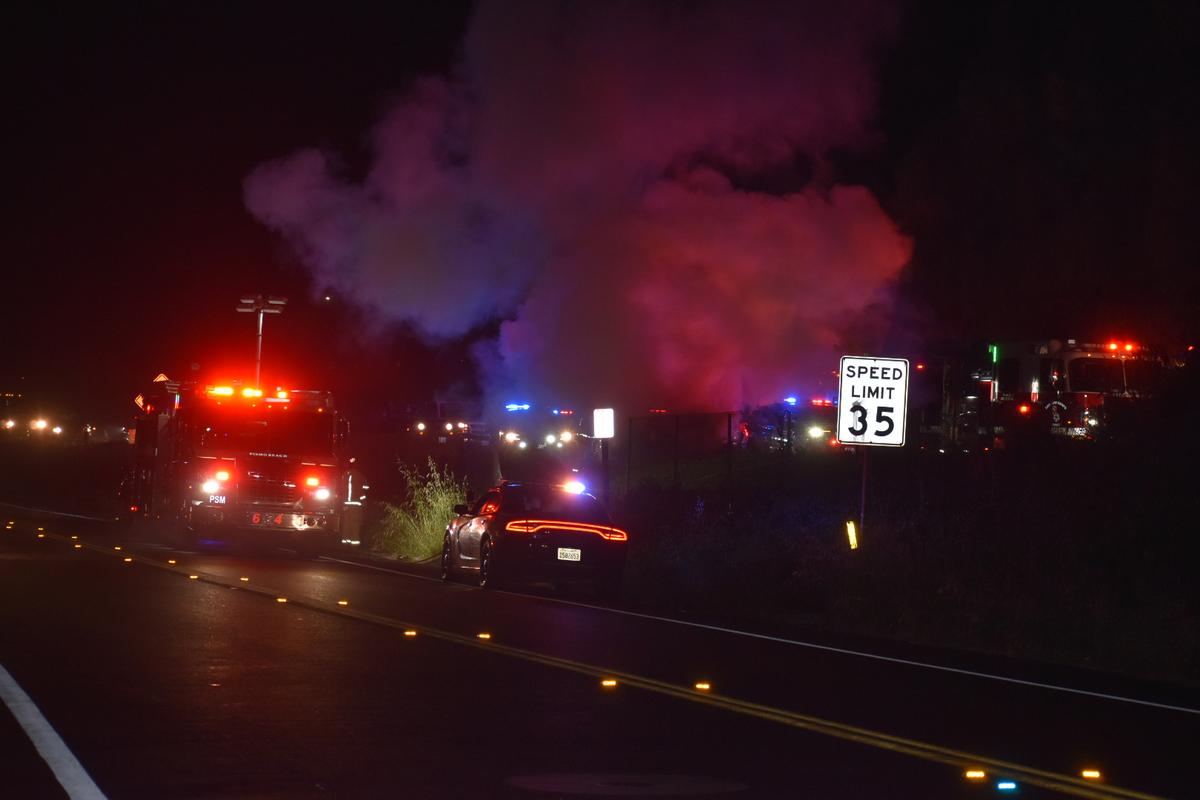 A fiery car crash on Highway 101 near Pismo Beach killed a 19-year-old Arroyo Grande resident late Tuesday, May 2, 2024.