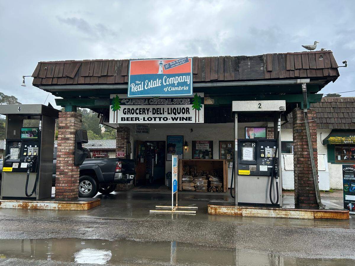 The Cambria General Store gas station and convenience store.