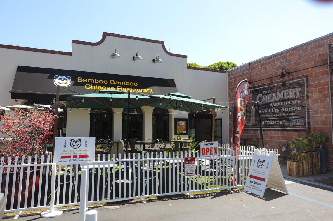 Bamboo Bamboo Chinese Restaurant is open in the Creamery Marketplace in San Luis Obispo.