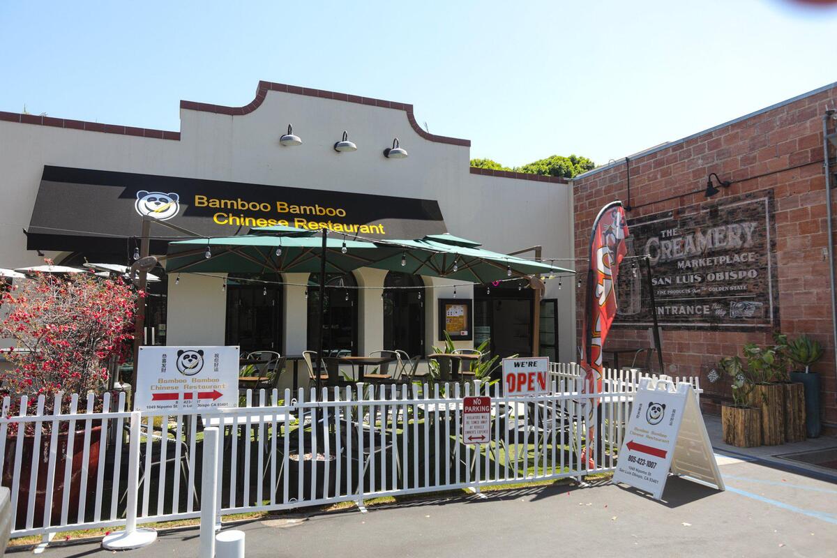Bamboo Bamboo Chinese Restaurant is open in the Creamery Marketplace in San Luis Obispo.
