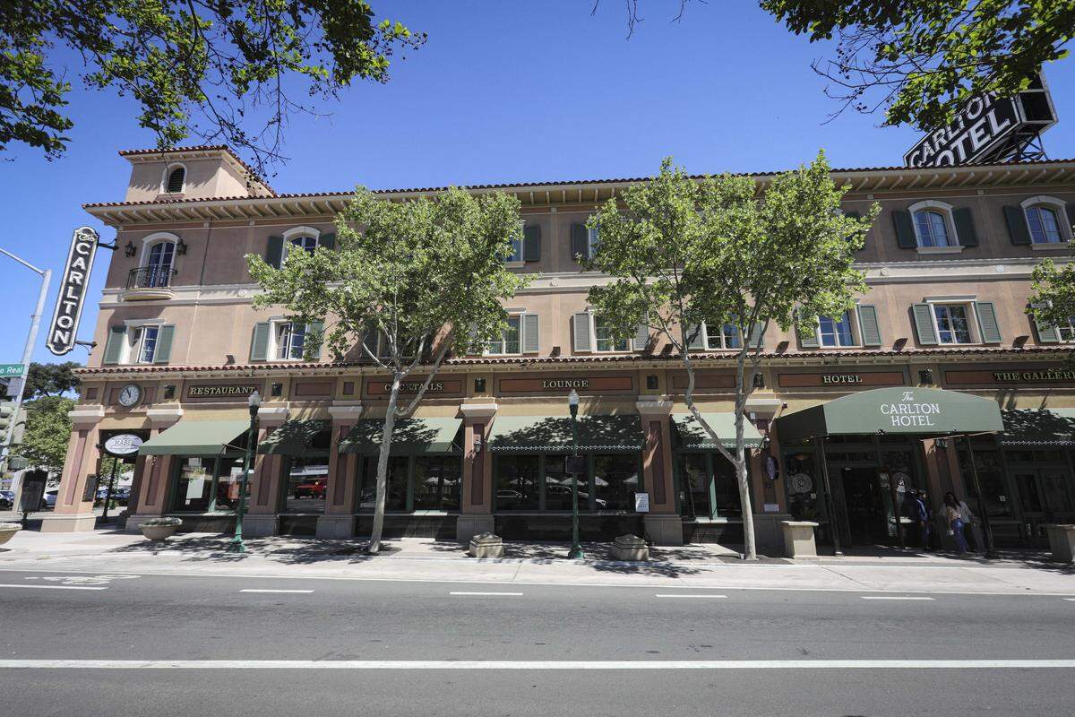 Renovations to the historic Carlton Hotel in Atascadero were shown at a ribbon cutting and open house on April 8, 2026. The Carlton has joined the Marriott Tribute brand, a collection of independent hotels.