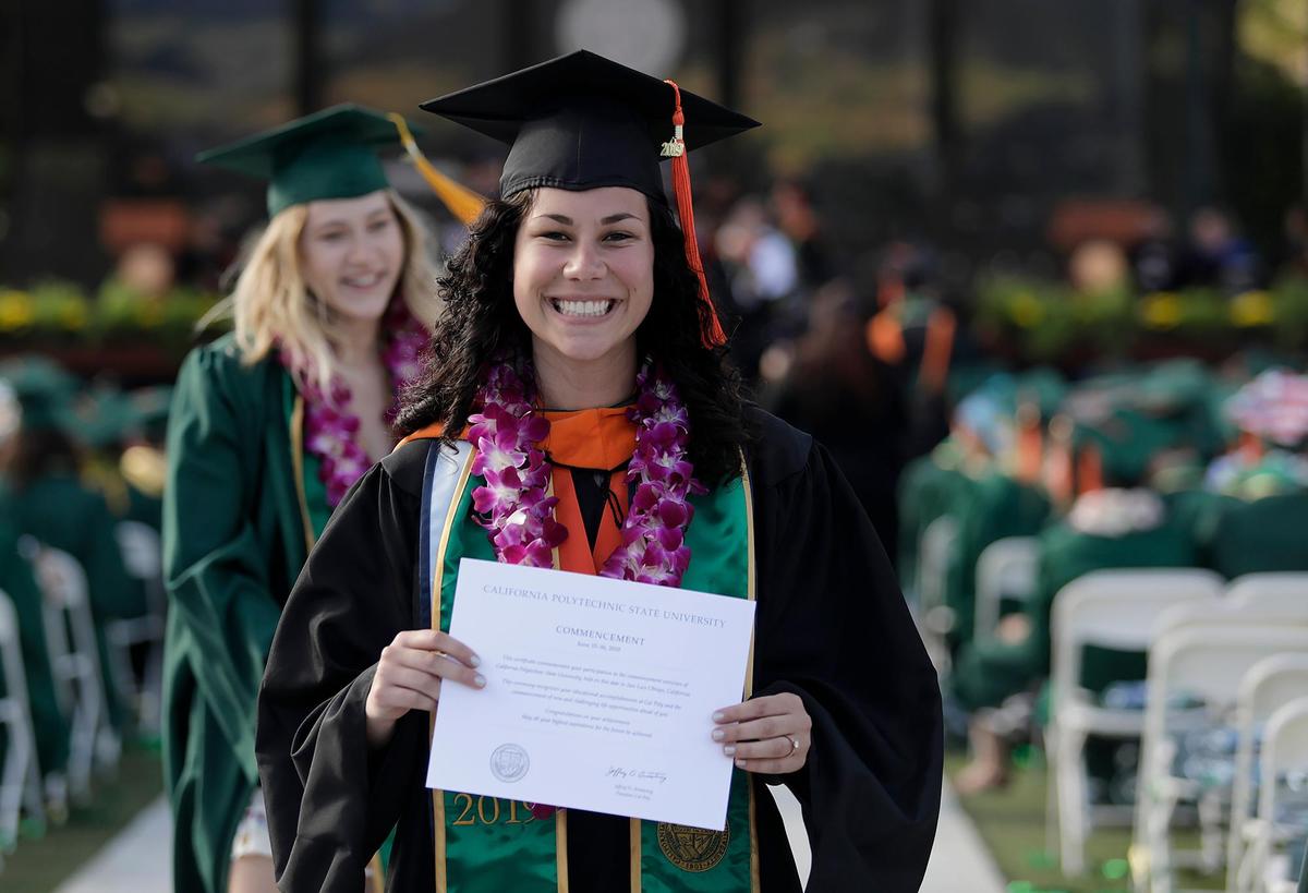 Cal Poly celebrated its spring graduation for the Class of 2019 on Saturday June 15, and Sunday, June 16, 2019.. More than 5,100 students were eligible for commencement ceremonies.