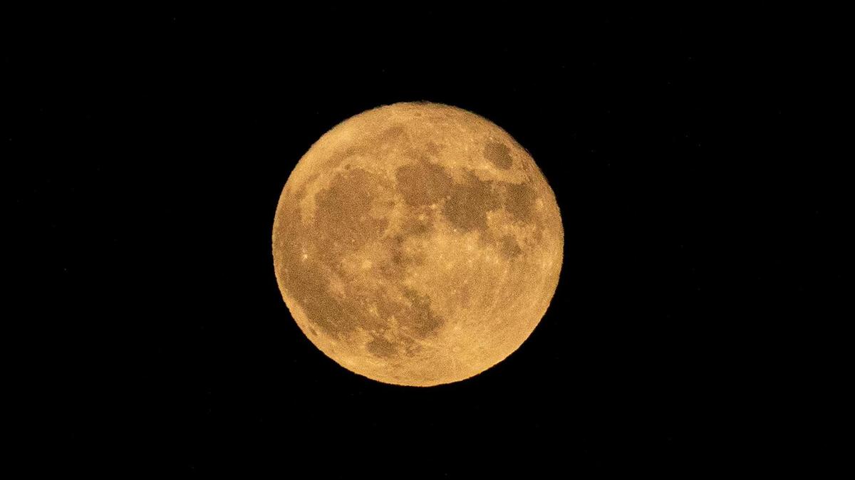 A full moon rises in the skies over Cayucos Drive in San LUis Obispo a little before 9 p.m. on Wednesday, July 13, 2022. The so-called buck supermoon was 2022’s biggest full moon.