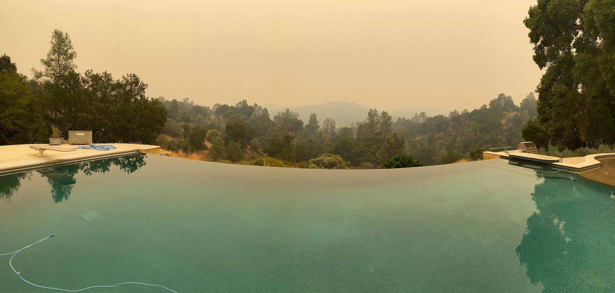 View from near Lake Nacimiento on Wednesday, Aug. 19, 2020.
