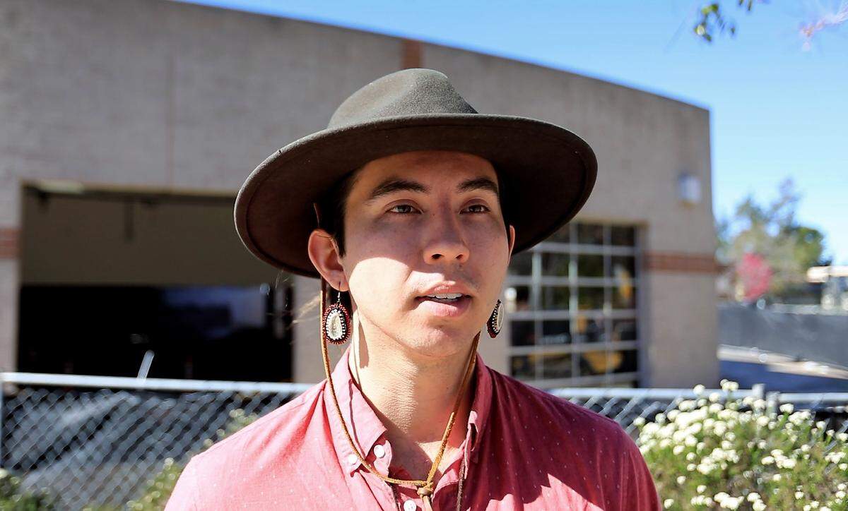 Wyatt Kohler is a Native American student and vice president of Cal Poly’s American Indian Students Association. “Cultural clubs are immensely important,” he said.