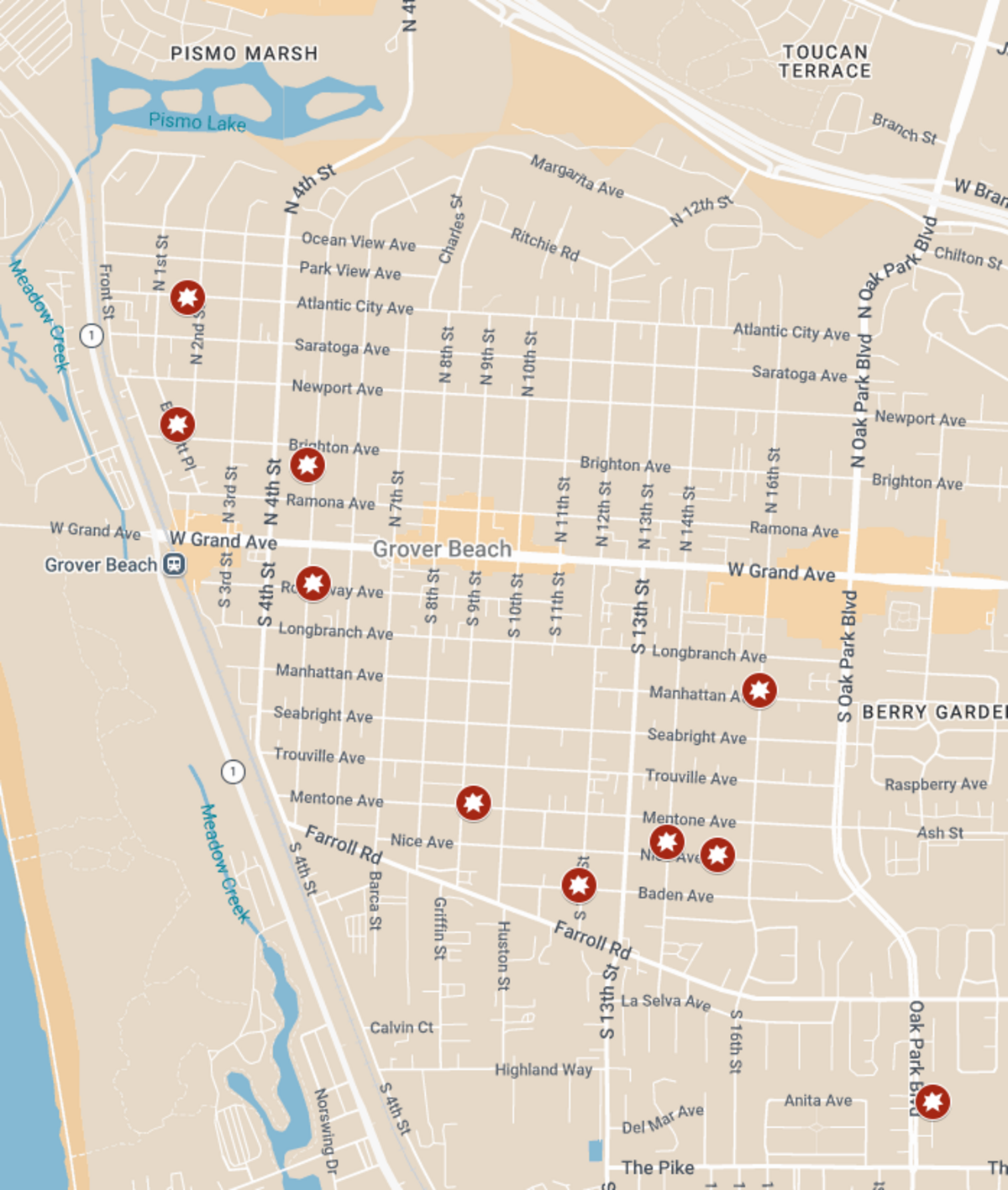 The Grover Beach Police Department issued 10 citations for illegal fireworks launches the evening of July 4, 2026.