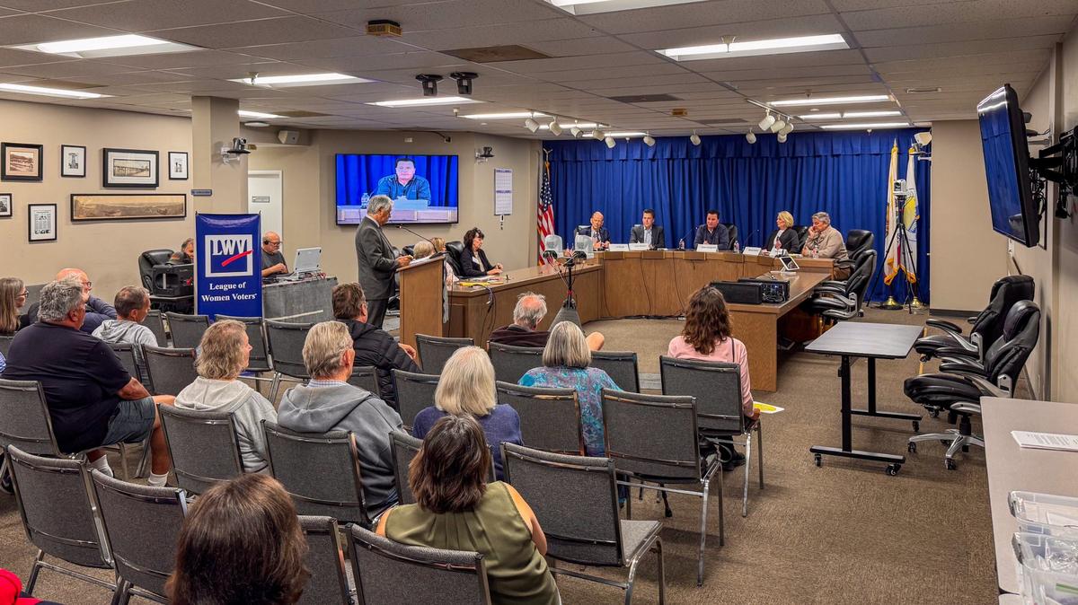 The League of Women Voters held a candidate forum for Pismo Beach mayoral and City Council candidates Thursday, Oct. 11, 2024 at Pismo Beach City Hall.