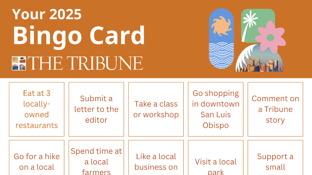 Try you hand at The Tribune’s San Luis Obispo County Bingo Challenge.