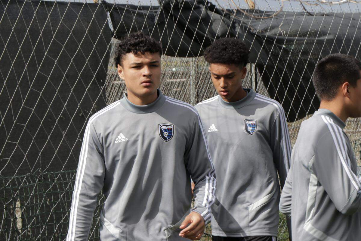 Salvador Aguilar, Cambria’s gifted 16-year-old soccer prodigy, has scored four goals this season with the San Jose Earthquakes Academy.