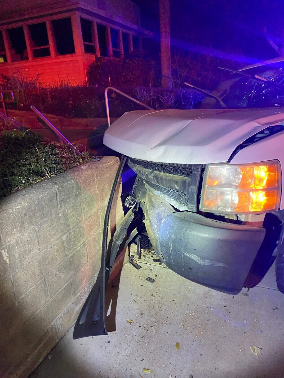 A man suspected of driving under the influence crashed into the Ludwick Community Center the evening of March 1, 2025, according to the San Luis Obispo Police Department.