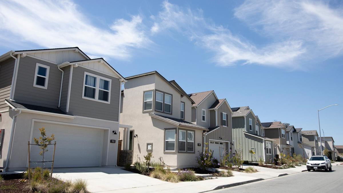 Construction continues on the San Luis Ranch housing development off Madonna Road in San Luis Obispo, on April 16, 2024. The San Luis Ranch housing development will include a hotel and marketplace.
