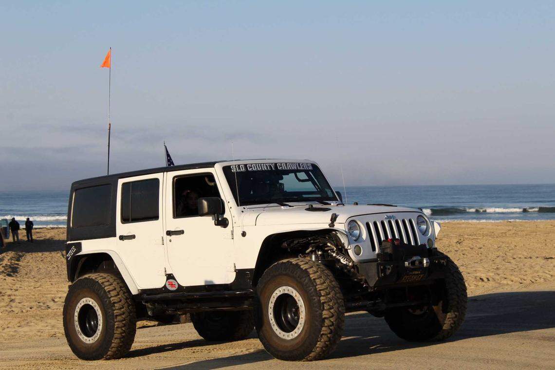 Hundreds of visitors in their trucks and Jeeps turned out Friday morning for the reopening of the Oceano Dunes after the State Vehicular Recreation Area had been closed to vehicles for seven months.