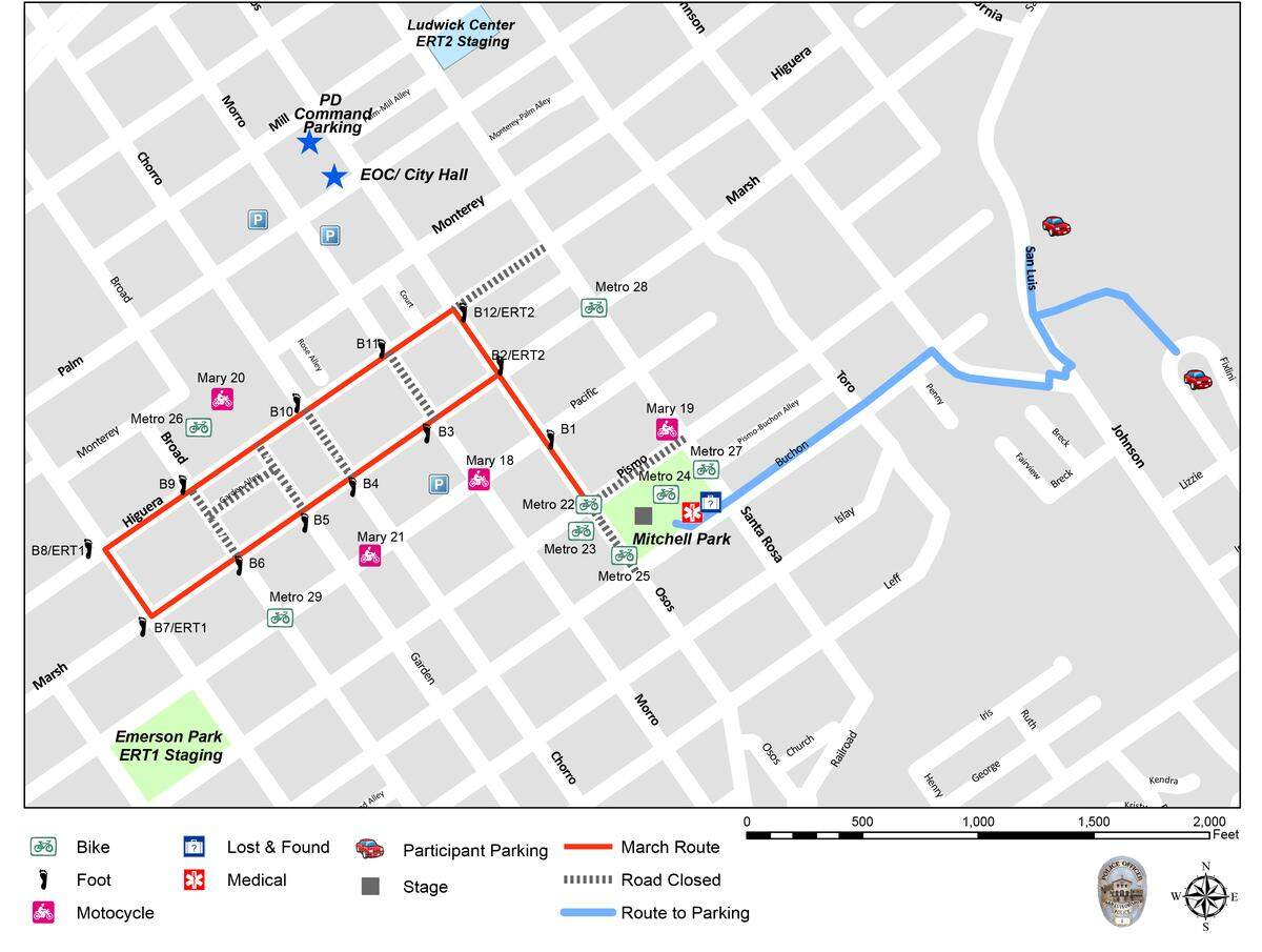 The March for Our Lives will begin at Mitchell Park at 3 p.m. and follow a 1-mile route around downtown.