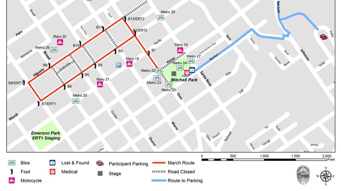 The March for Our Lives will begin at Mitchell Park at 3 p.m. and follow a 1-mile route around downtown.