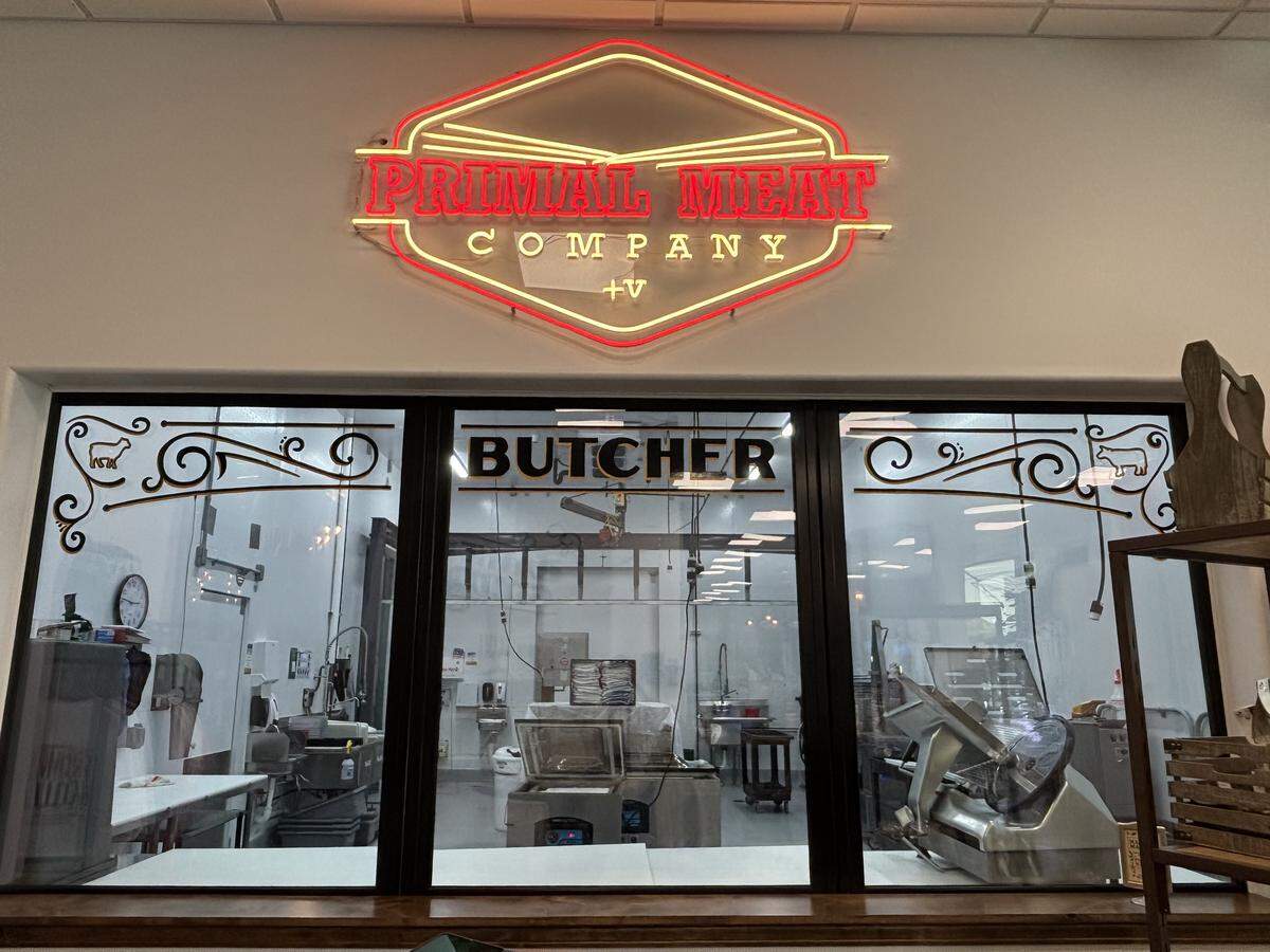Primal House at 3330 Ramada Drive has a cutroom on display where cattle and wild game goes through custom processing.