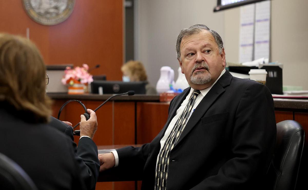 Harold Mesick, Ruben Flores’ defense attorney, at Monterey Superior Court in Salinas on Monday, Sept. 21, 2022.