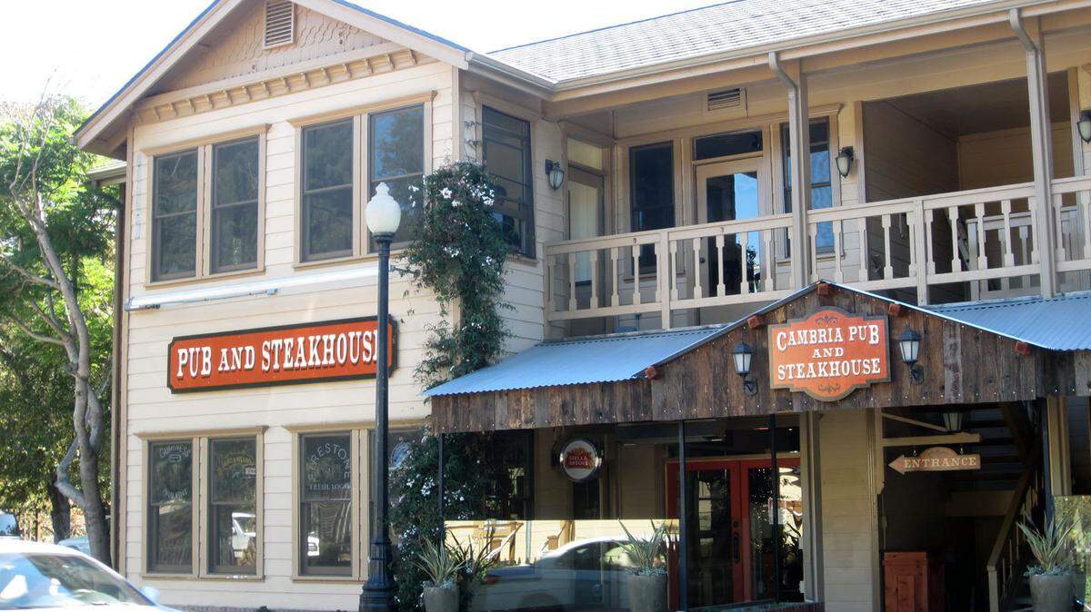 The Cambria Pub and Steakhouse opened Nov. 4 on Center Street in Cambria, just east of Burton Drive. The pub is open for dinner six nights a week, for lunch Sundays and is closed Wednesdays.