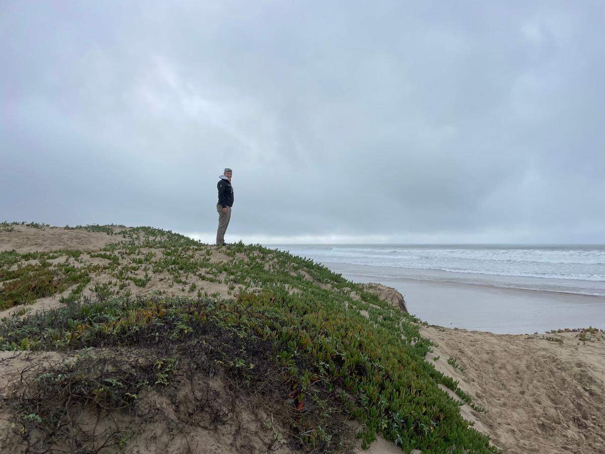 Michelle Seybert, pictured here at Pismo Beach in late December 2023, was fatally struck by a vehicle in Grover Beach on Jan. 1, 2024. Maliszewski said it took four months for details on Seybert’s death to be released by the Grover Beach Police Department.