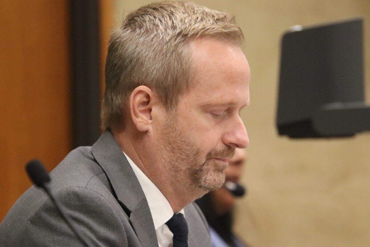 Defense attorney Timothy Robert Osman at the preliminary hearing of Abel Angel Santiago, who is accused of accessory to murder, on July 8, 2026.