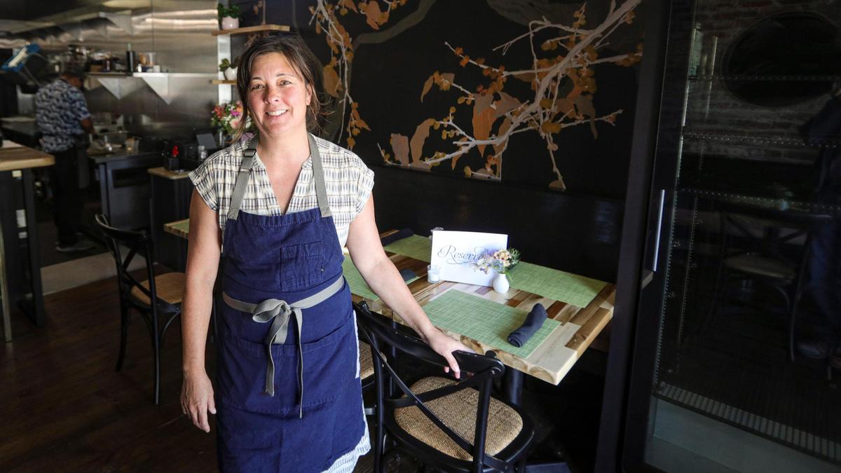 Kimi Walker Ahrens is the owner and chef of Wren Provisions, a restaurant, bodega and catering company now located on Broad Street in San Luis Obispo, seen here July 1, 2025.