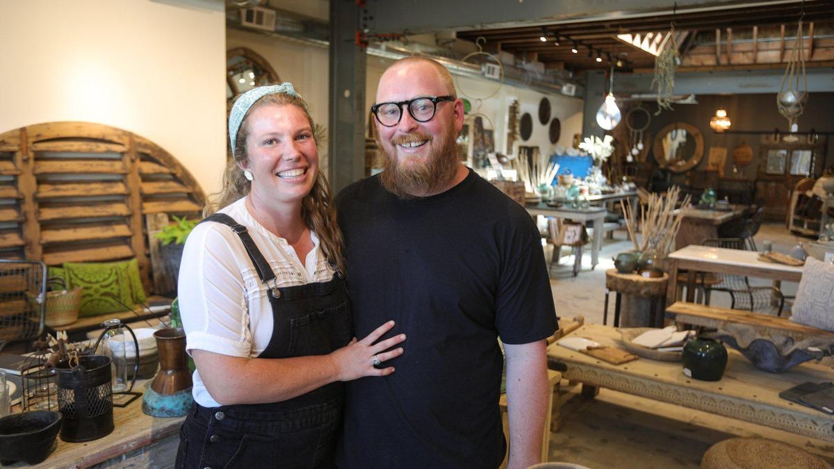 Rose Ellen Bianchine and husband Nick are the owners of Atrium Mercantile on El Camino Real in Atascadero near Traffic Way July 7, 2022.