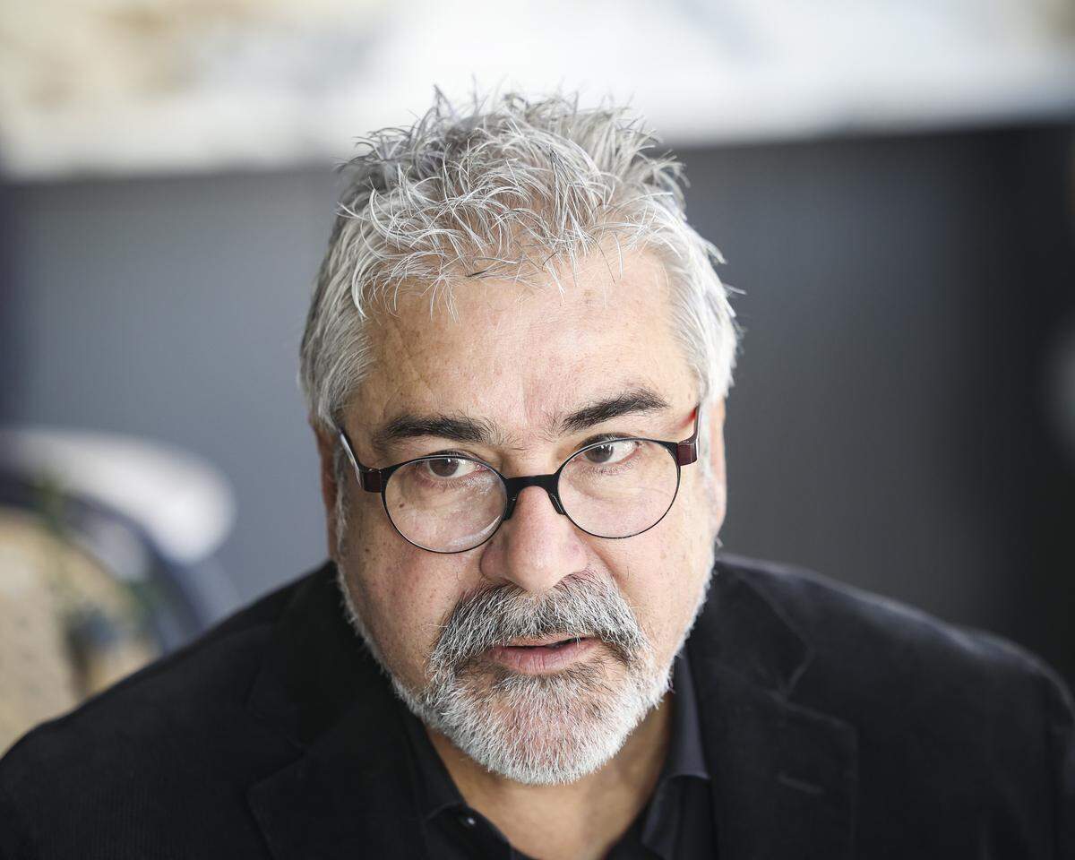 George Garcia is one of the owners of Anderson Social, a coffee cafe by day and a bar in the evening, seen here on Jan. 15, 2026.