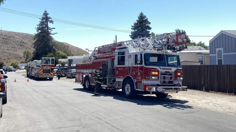 Fire damages mobile home in SLO, displaces resident
