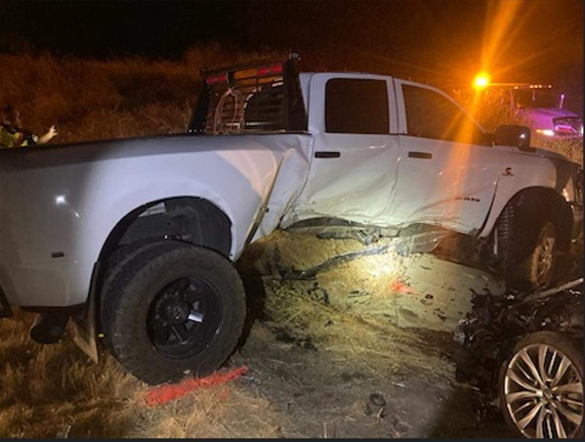 The scene of the crash caused by now retired California Department of Corrections Officer John Joseph Cicone on June 22, 2024. Cicone was sentenced to 270 days in jail and five years of probation after admitting to causing the crash that seriously injured two people and then fleeing the scene.