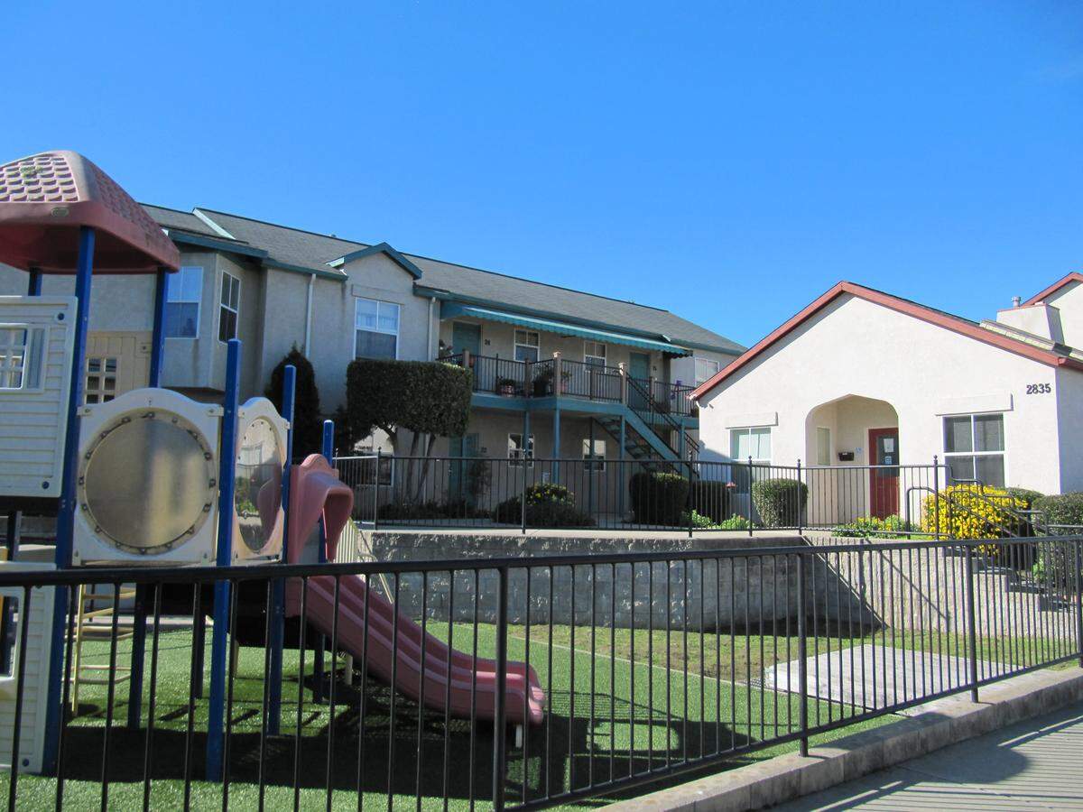 Schoolhouse Lane Apartments is an existing affordable housing complex in Cambria.
