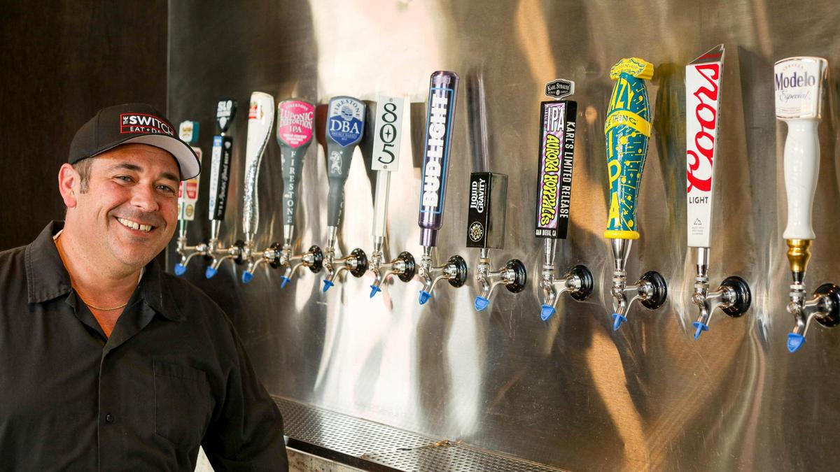 The Switch, a wine and beer bar and restaurant, opened in the former Rib Line spot on Broad Street in San Luis Obispo in 2020.