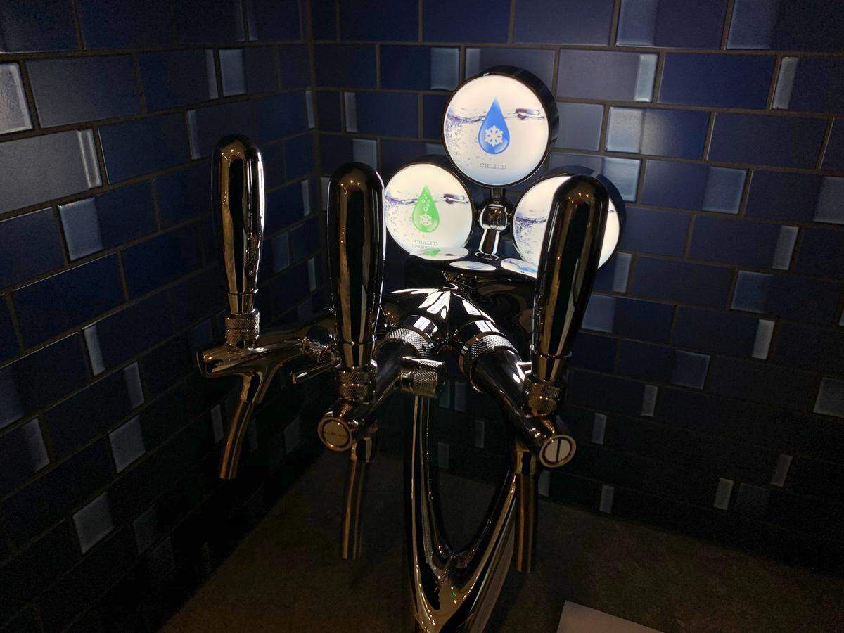 Among its eco-friendly features, Hotel San Luis Obispo has water stations located throughout the property.