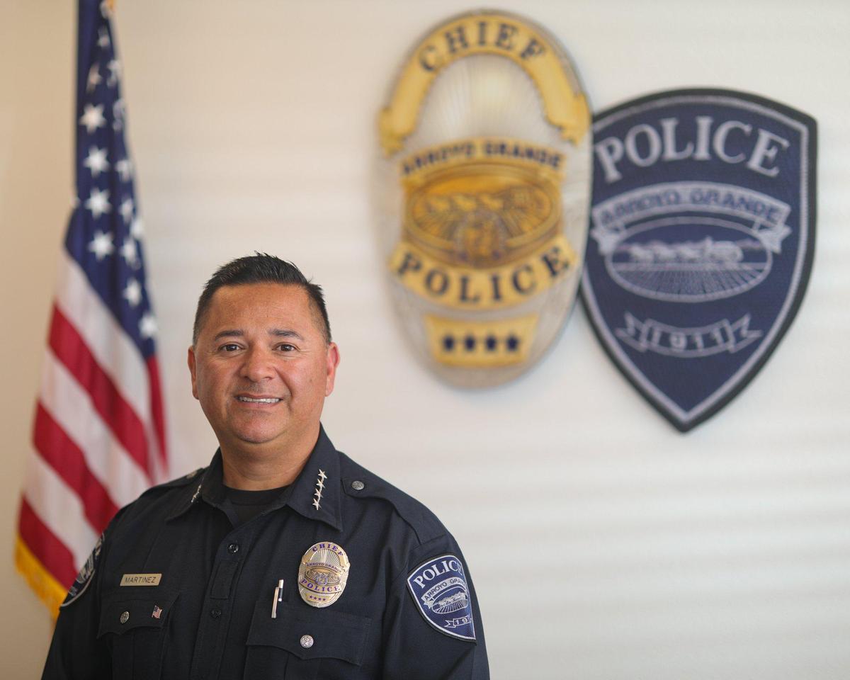 Arroyo Grande police Chief Mike Martinez was promoted to chief in July 2020 following a hiring process that solicited input from community stakeholder groups. Martinez is the city’s first police chief of Latino heritage.