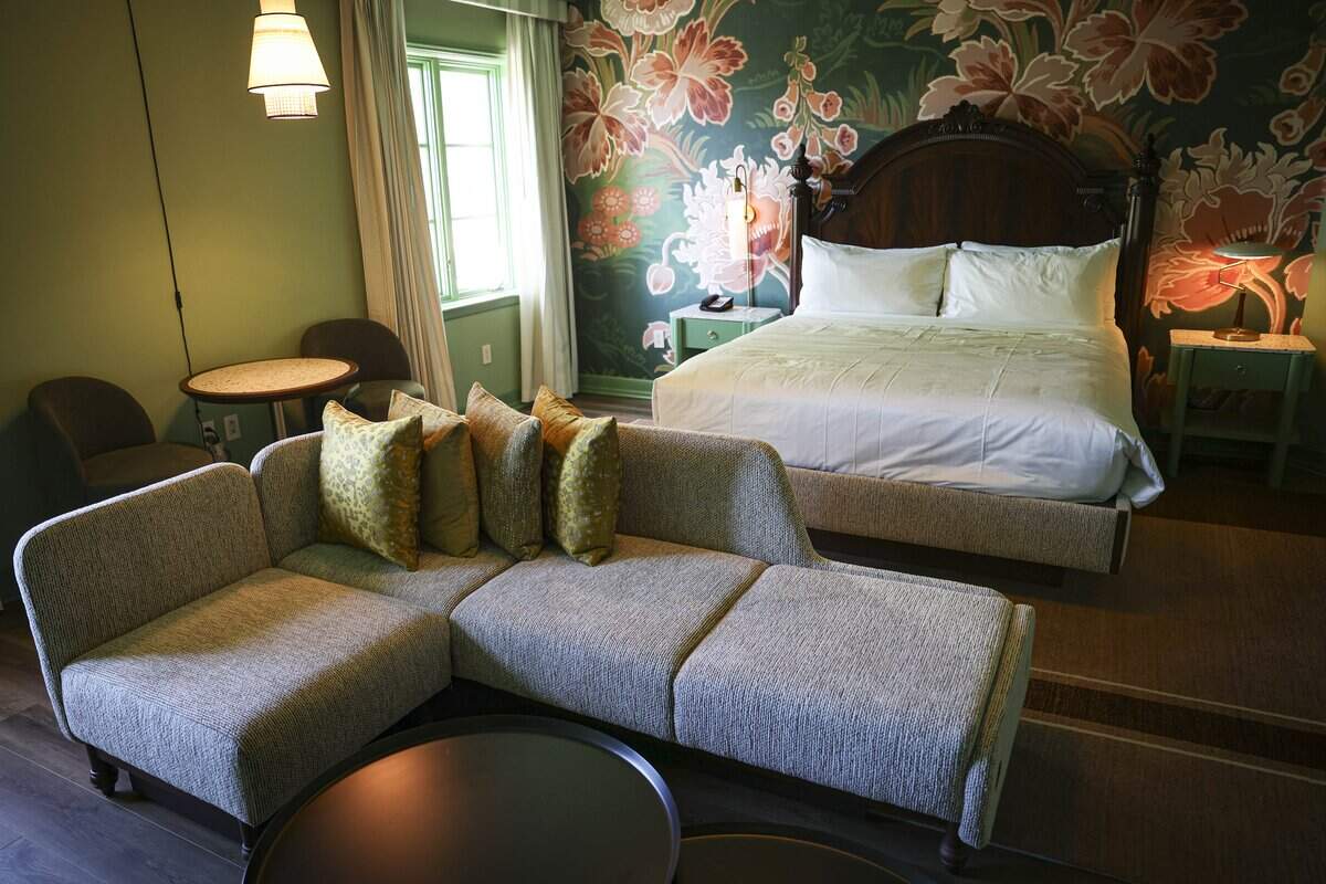 Rooms have pet friendly hardwood floors and a combination of modern and classic decor. Renovations to the historic Carlton Hotel in Atascadero were shown at a ribbon cutting and open house on April 8, 2026. The Carlton has joined the Marriott Tribute brand, a collection of independent hotels.