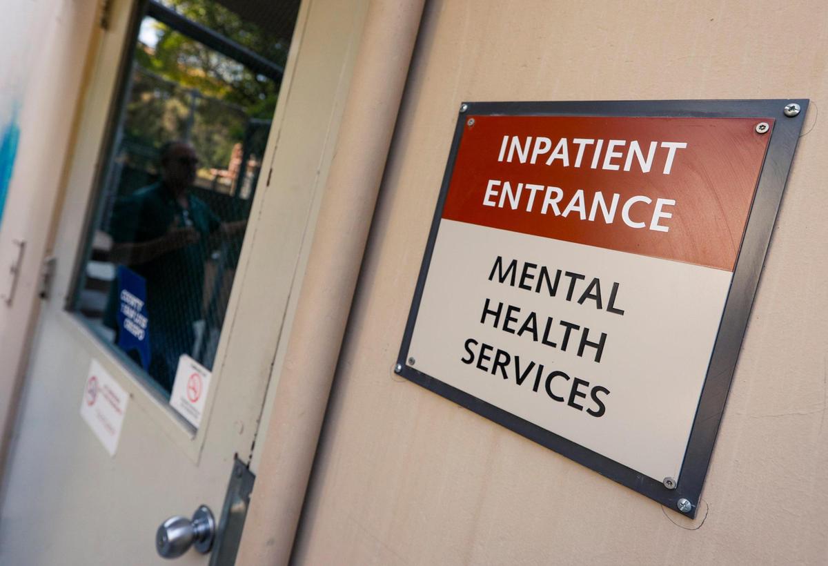 The inpatient entrance to the Psychiatric Health Facility in San Luis Obispo, on Aug. 31, 2017.