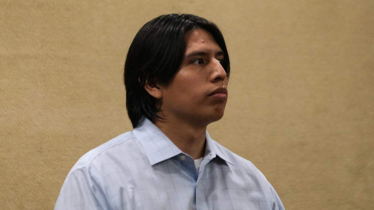 Alexis Alejandro attends his arraignment in San Luis Obispo Superior Court on Sept. 24, 2024. Alejandro was convicted of assault with the intent to commit rape and first-degree burglary on Jan. 13, 2025. He was sentenced to seven years and four months in state prison on Feb. 19, 2025.