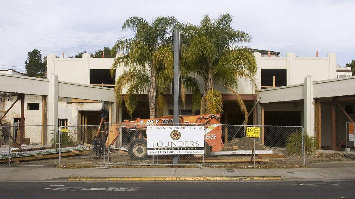 A former car dealership on Monterey Street in San Luis Obispo is being transformed into the new headquarters of iFixit.
