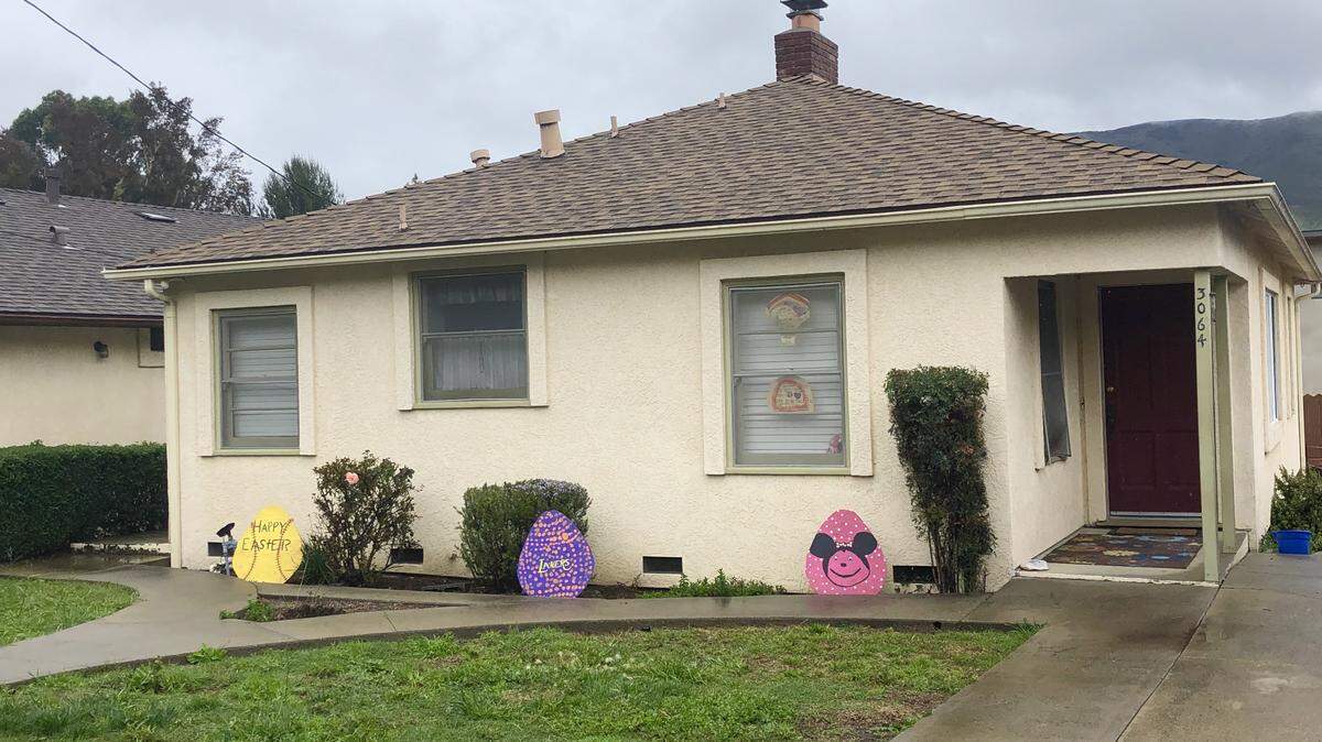 A virtual egg hunt in San Luis Obispo County asks people to decorate and place eggs outside their homes for kids to find.