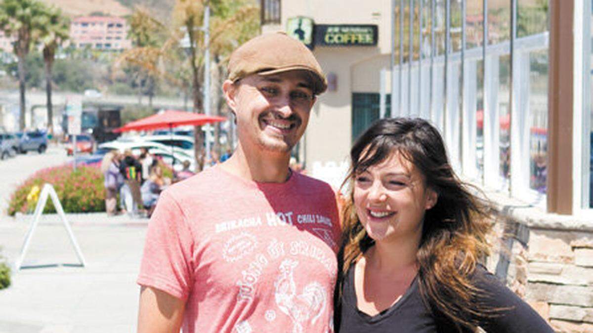 Spencer Johnston, left, and Julie Simon are executive chefs at Ocean Grill in Avila Beach.