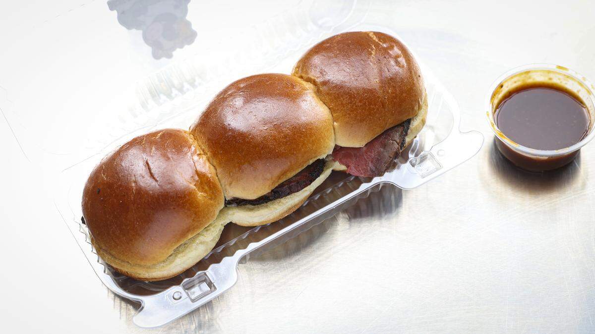 Moss Lane Ranch BBQ is open sharing a location with The Human Bean in Atascadero. Tri-tip sliders are an option.
