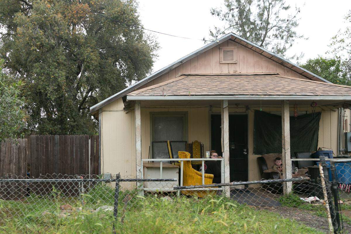 A home in Oroville, California.