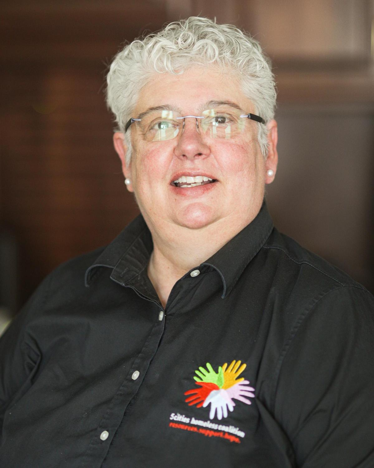 Jana Nichols is Executive Director of the 5Cities Homeless Coalition, seen here March 16, 2022.