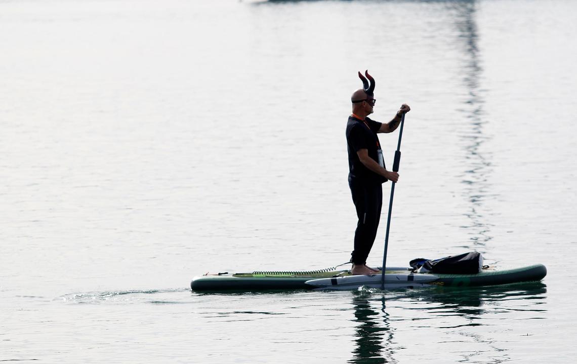 Witches and warlocks took over the waters in Morro Bay on Saturday, Oct. 26, 2024, for their annual cackling cruise around the harbor.