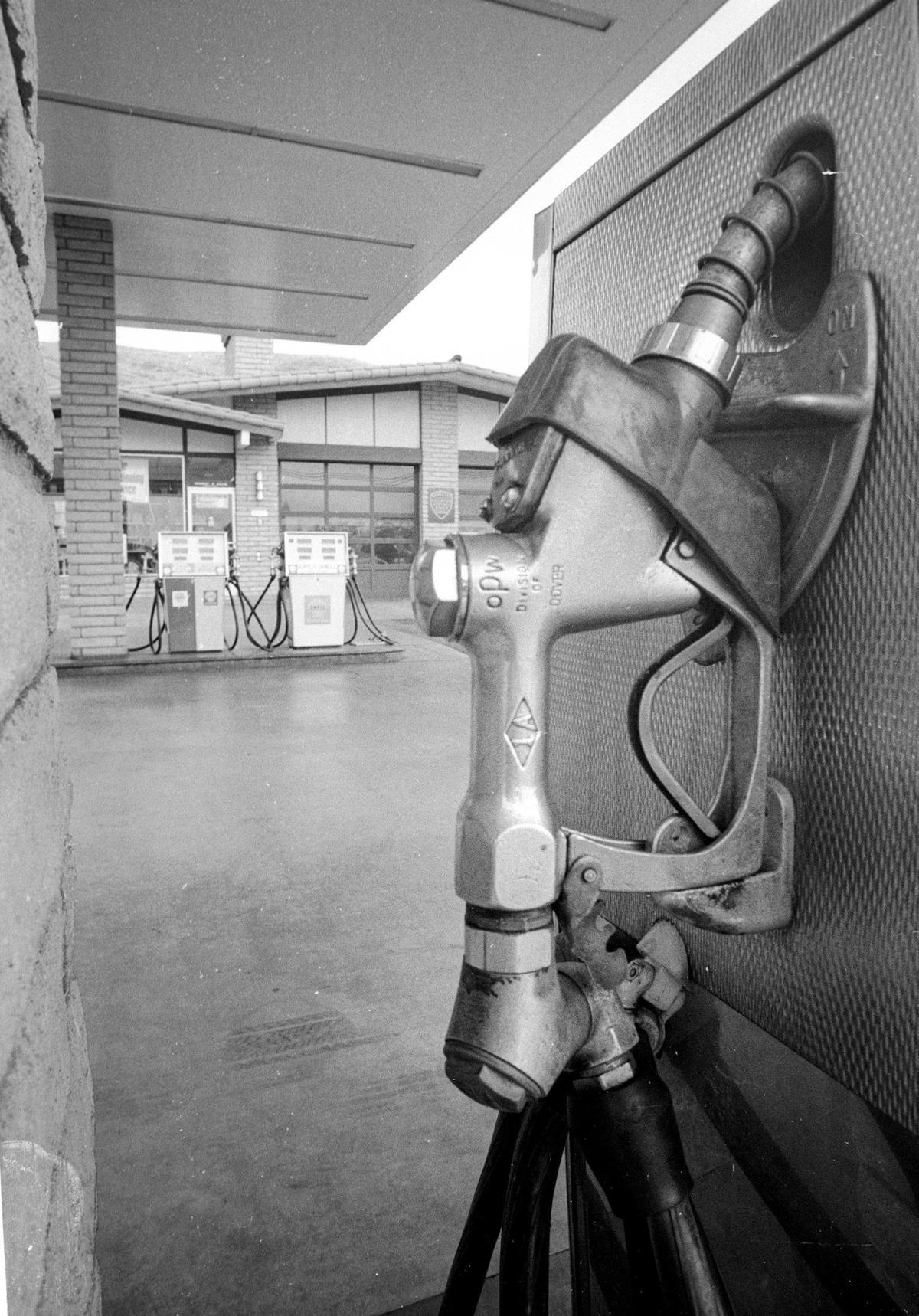 San Luis Obispo gas stations like this Shell station, close and boycott sales in protest of Richard Nixon’s Phase IV restrictions that prevented them from raising prices even when their price to buy wholesale gas was rising Sept. 19, 1973.